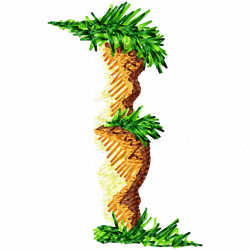 Flowers And Tree Embroidery Design 12